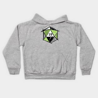 Aro Pride Dice Kids Hoodie